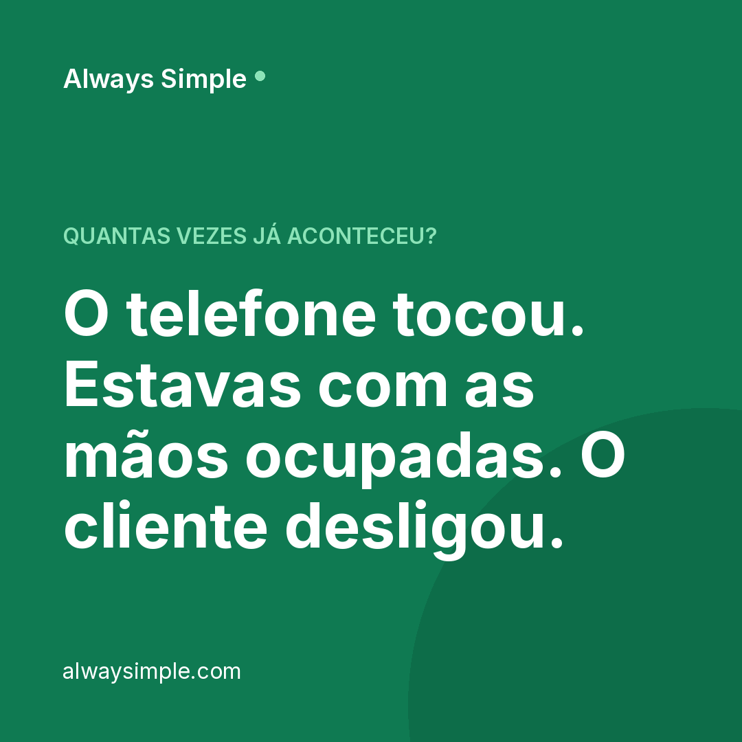 Acontece todos os dias em salões, restaurantes, clínicas. Não por falta de vonta